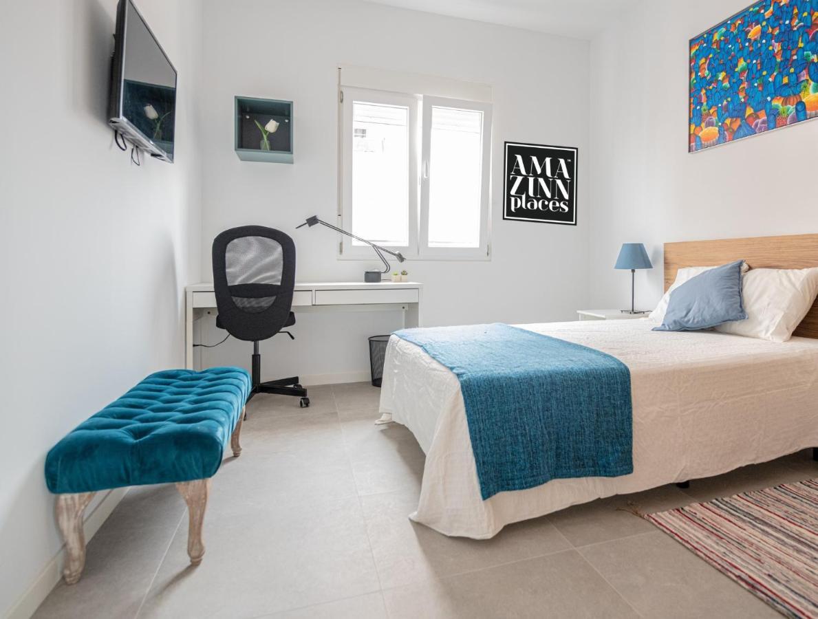 Apartamento 2 Hab En Malvarrosa A Metros De La Playa, Con Terraza Y Zonas Comun 3D Valencia Exterior photo